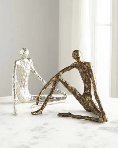 John-richard Collection Sitting Sculpture In Bronze