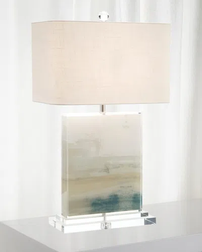 John-richard Collection Slated Table Lamp In Multi