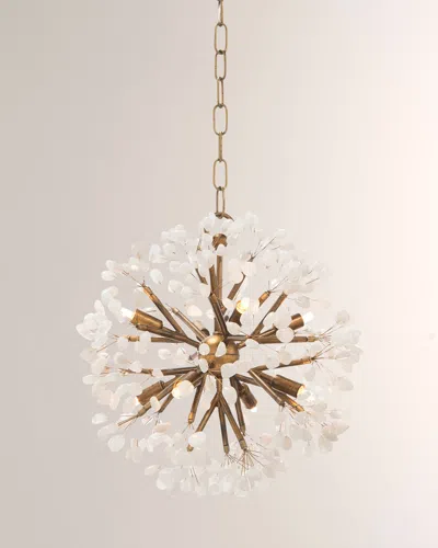 John-richard Collection Spherical 8-light Lighting Pendant In Gold