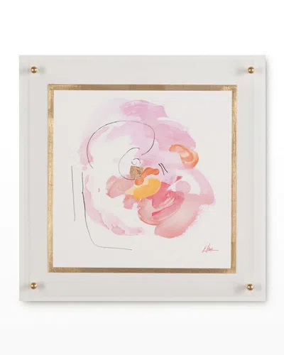 John-richard Collection Spring Fling I Giclee Art On Canvas By Jackie Ellens In Pink