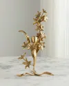 John-richard Collection Spring Flowers Candle Holder I In Gold