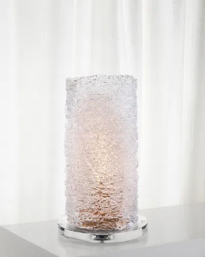 John-richard Collection Spun Glass Accent Lamp, 17"t In Gold