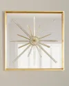 John-richard Collection Star Crossed Circle Wall Decor In Gold