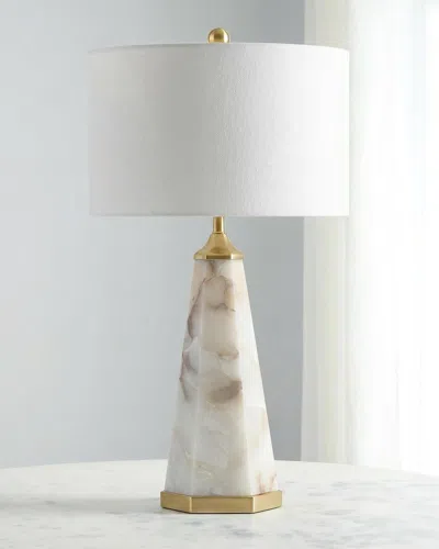 John-richard Collection Stone Peak 30" Table Lamp In White