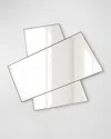 John-richard Collection Strato 53" Wall Mirror In Silver