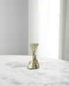 John-richard Collection Taut Metal Candleholder, Small In Gold