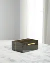 John-richard Collection Tenebra Small Box, 9" In Brown