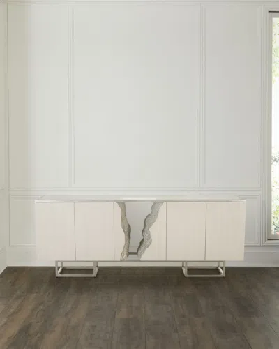 John-richard Collection Terra Four-door Credenza In Neutral