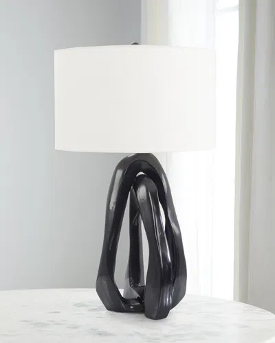 John-richard Collection Terrene 34" Table Lamp In Black