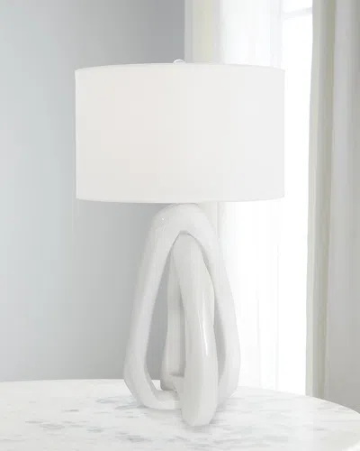 John-richard Collection Terrene 34" Table Lamp In White
