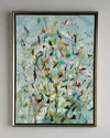 John-richard Collection The Confetti Garden Original Oil Painting By Jinlu In Multi