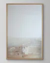 John-richard Collection The Dune Mirror Art By Carol Benson-cobb In Gold