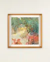 John-richard Collection The Trail Forward Original Painting By Liu Mengzhou In Blue