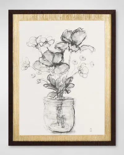 John-richard Collection Thrive Framed Giclee By Manny Woodard In Blue
