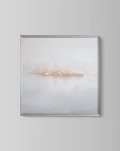 John-richard Collection Tranquil Original Art By Teng Fei In Metallic