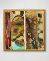 John-richard Collection Treasure I Framed Giclee By Mandy Rietman In Gold