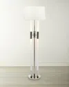 John-richard Collection Troika Floor Lamp In Brown