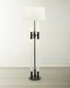 John-richard Collection Troika Floor Lamp In Metallic