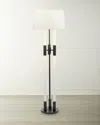 John-richard Collection Troika Floor Lamp In Silver