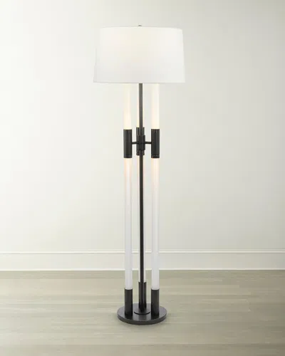 John-richard Collection Troika Floor Lamp In Silver