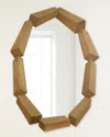 John-richard Collection Trompe L'oeil Mirror In Gold