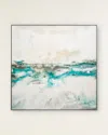 John-richard Collection Turquoise Storm Giclee By Mary Hong In Blue