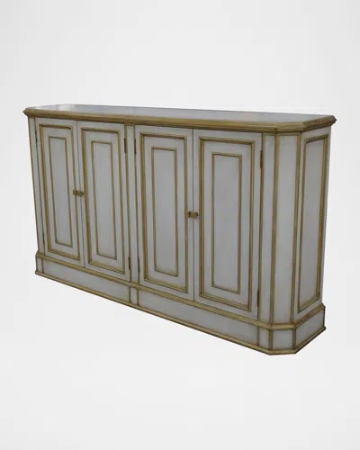 John-richard Collection Vallejo Credenza In Antique White, Gold