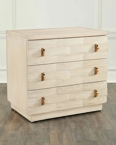 John-richard Collection Verity 3-drawer Chest In Neutral
