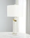 JOHN-RICHARD COLLECTION VERSATZ 36" TABLE LAMP, SHIMMERING STONE