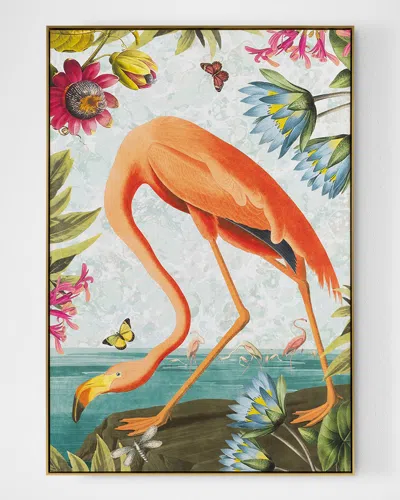 John-richard Collection Vibrant Birds I Framed Giclee