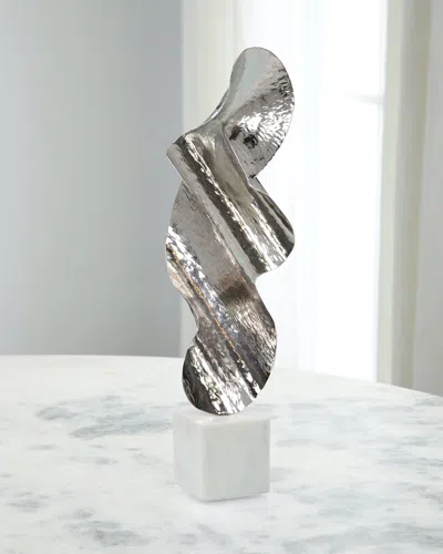John-richard Collection Wave Sculpture In Metallic