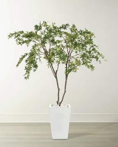 John-richard Collection White Maples Decorative Tree In Green