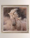 John-richard Collection Wingka Stallion Canvas Print In White