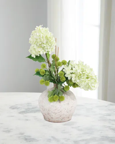 John-richard Collection Woodland Hydrangeas 22" Faux Floral Arrangement