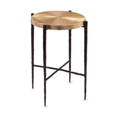 John-richard End Table In Gold
