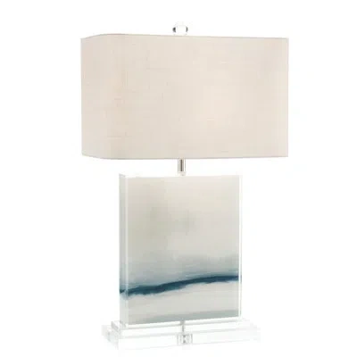John-richard Enigma 30" Table Lamp In Blue,white