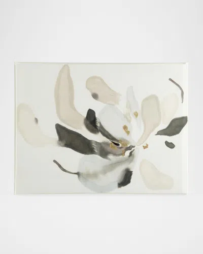 John-richard Floral Imprint I Framed Print By Kristine Hegre In White