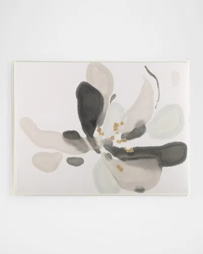 John-richard Floral Imprint Ii Framed Print By Kristine Hegre In White