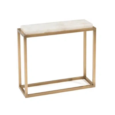 John-richard Frame End Table In White