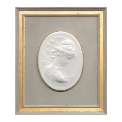 John-richard French Nouveau I Wall Décor In White;gray