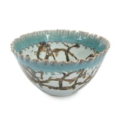 John-richard Handmade Decorative Bowl 1 In Green
