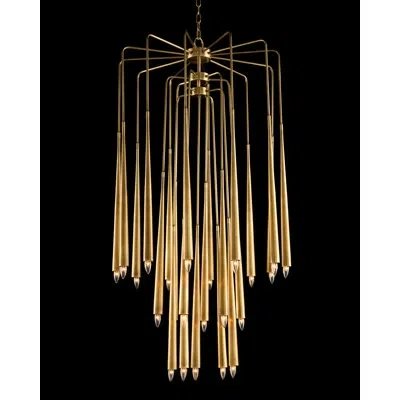John-richard Hans 23 - Light Unique / Statement Tiered Chandelier In Brass