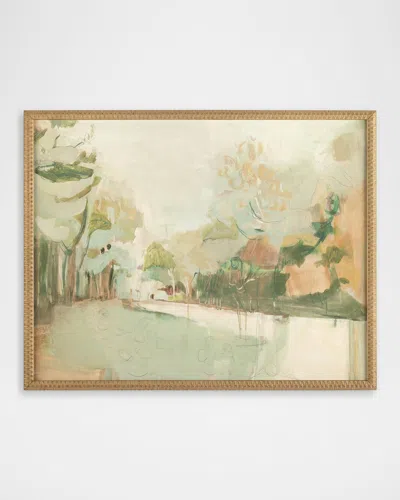 John-richard Hometown Framed Giclee By Shelley Bolton In Green