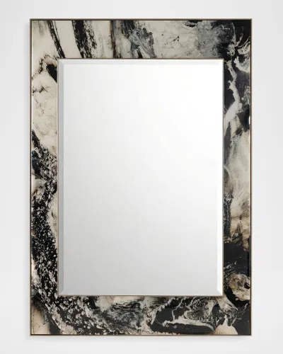 John-richard Hypnotic 65" Wall Mirror By Brendan Parker In Black