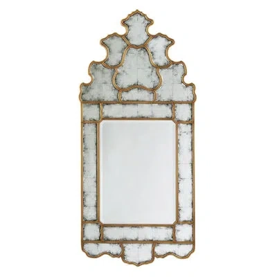 John-richard Isabella Accent Mirror In Antiqued Gilt