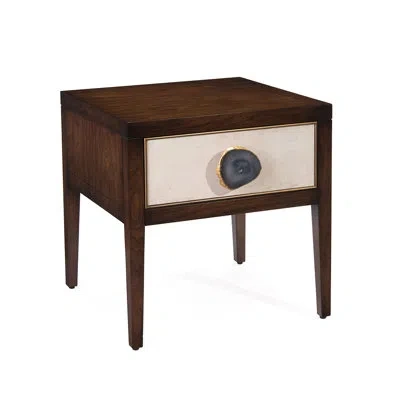 John-richard Isola End Table With Storage In Brown