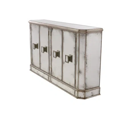 John-richard Juno Credenza In Parisian Silver