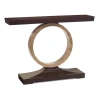 John-richard Le Cirque 54" Solid Wood Console Table In Brown