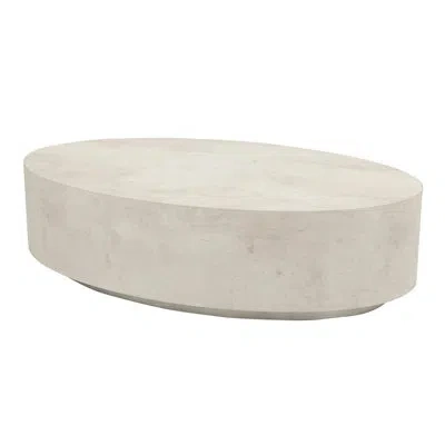 John-richard Loftus Pedestal Coffee Table In Beige