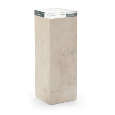 John-richard Loftus Pedestal Plant Stand In Tiza Gesso